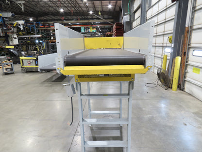 Hytrol HSS 31"x 7' Slider Bed Belt Conveyor 2Hp 3PH RH Center Drive 112fpm