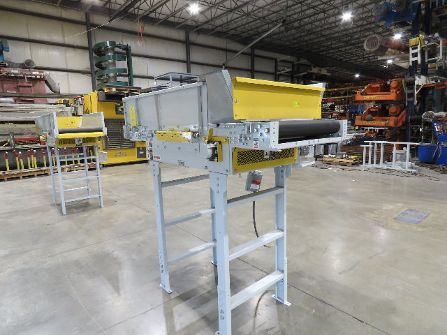 Hytrol HSS 31"x 7' Slider Bed Belt Conveyor 2Hp 3PH RH Center Drive 112fpm