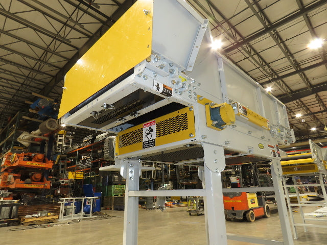 Hytrol HSS 31"x 7' Slider Bed Belt Conveyor 2Hp 3PH LH Center Drive 112fpm