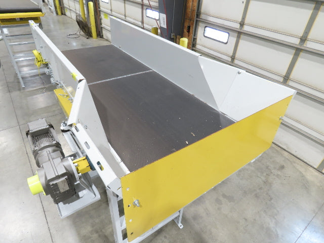 Hytrol HSS 31"x 7' Slider Bed Belt Conveyor 2Hp 3PH LH Center Drive 112fpm