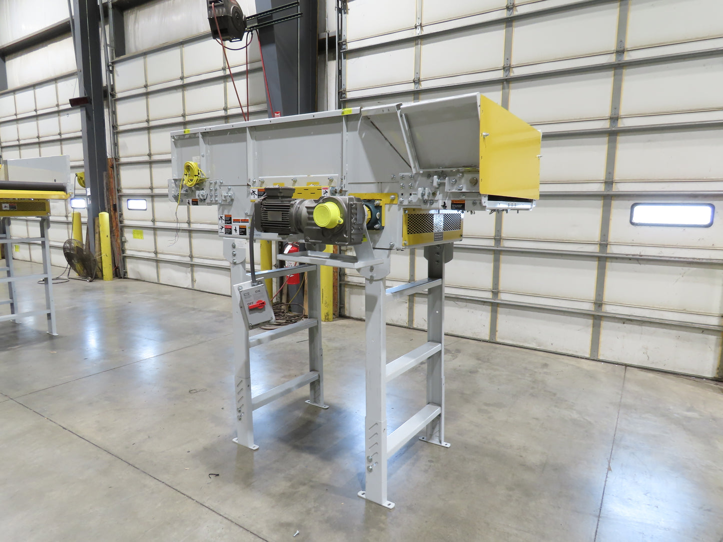 Hytrol HSS 31"x 7' Slider Bed Belt Conveyor 2Hp 3PH LH Center Drive 112fpm