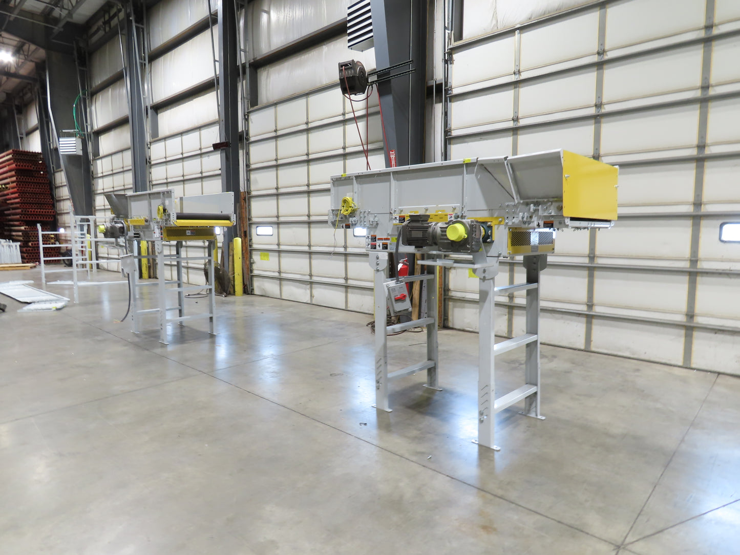 Hytrol HSS 31"x 7' Slider Bed Belt Conveyor 2Hp 3PH LH Center Drive 112fpm