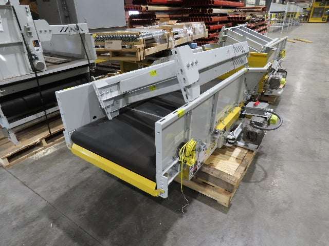 Hytrol HSS 31"x 7' Slider Bed Belt Conveyor 2Hp 3PH LH Center Drive 112fpm