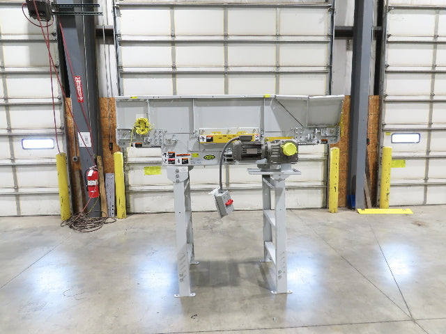 Hytrol HSS 31"x 7' Slider Bed Belt Conveyor 2Hp 3PH LH Center Drive 112fpm