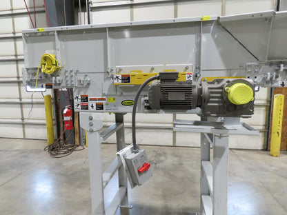 Hytrol HSS 31"x 7' Slider Bed Belt Conveyor 2Hp 3PH LH Center Drive 112fpm