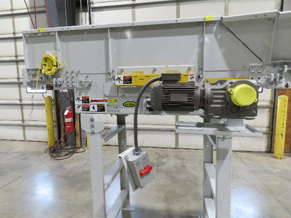 Hytrol HSS 31"x 7' Slider Bed Belt Conveyor 2Hp 3PH LH Center Drive 112fpm