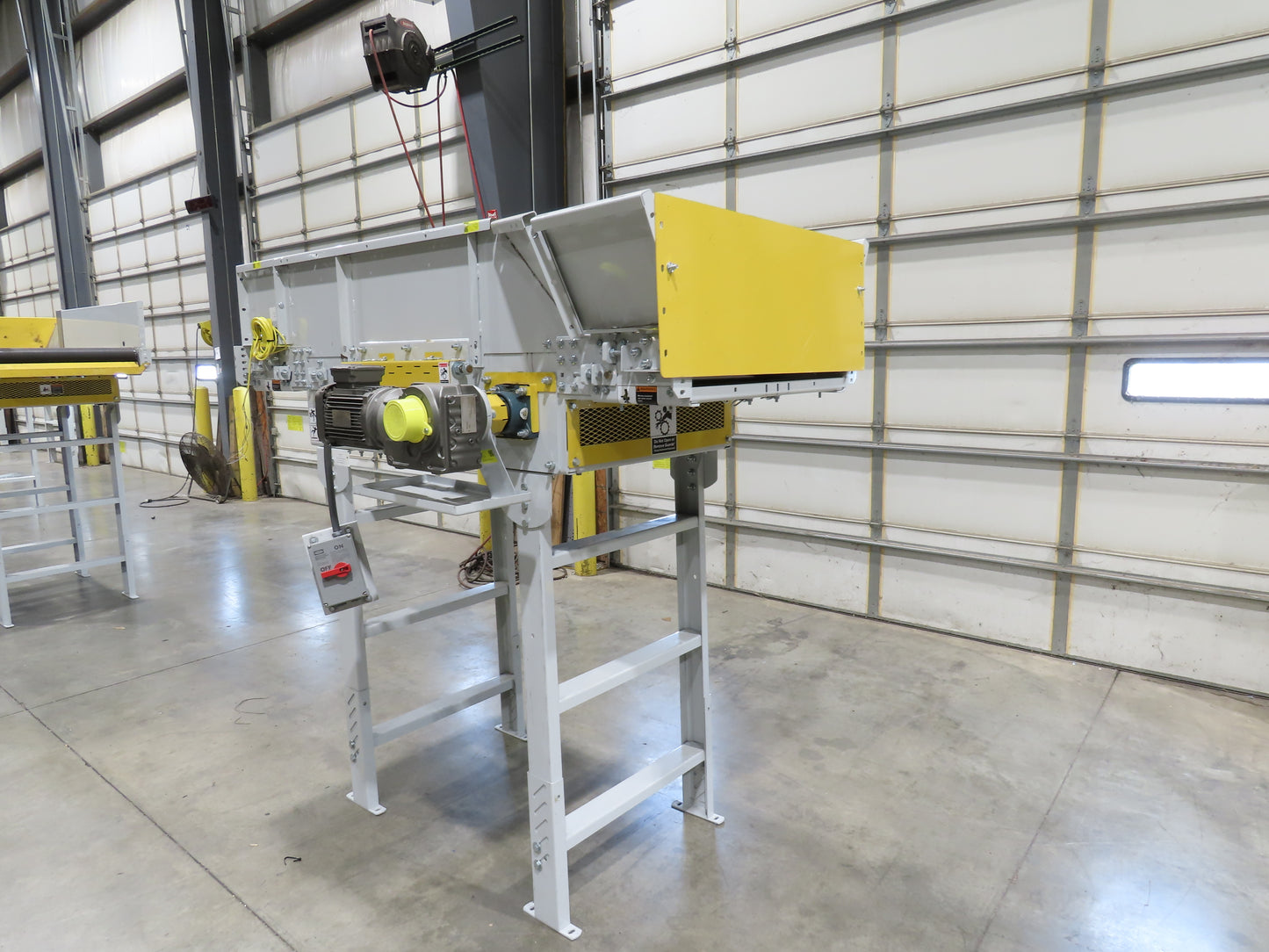 Hytrol HSS 31"x 7' Slider Bed Belt Conveyor 2Hp 3PH LH Center Drive 112fpm