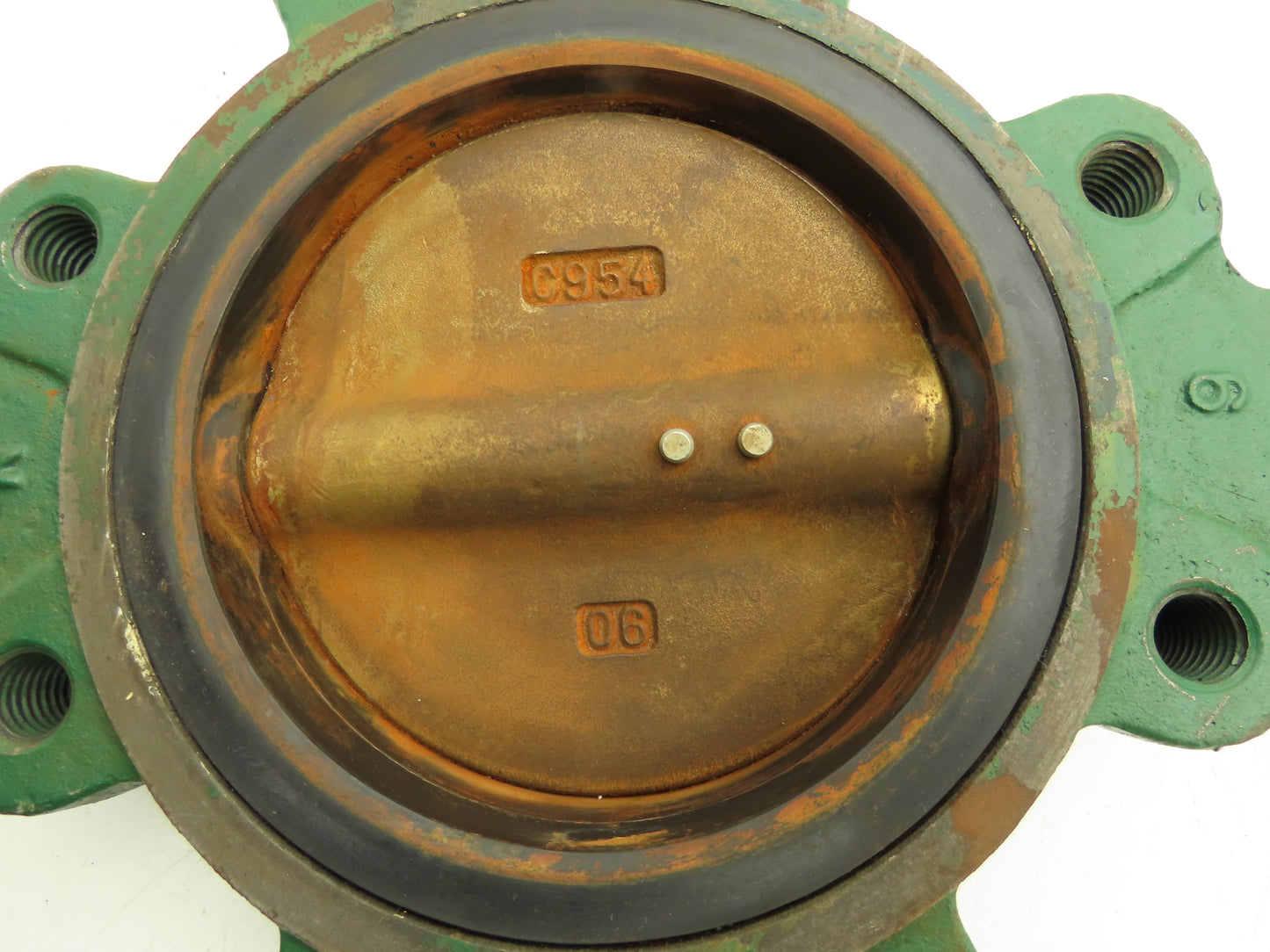 Stockham LG712BS3E 6" Lug Type Butterfly Valve W/Manual Hand Lever Actuated