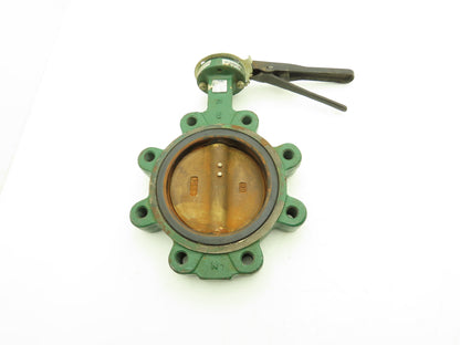 Stockham LG712BS3E 6" Lug Type Butterfly Valve W/Manual Hand Lever Actuated