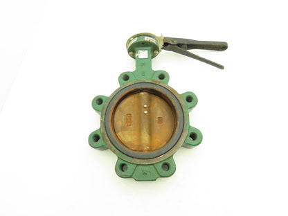 Stockham LG712BS3E 6" Lug Type Butterfly Valve W/Manual Hand Lever Actuated
