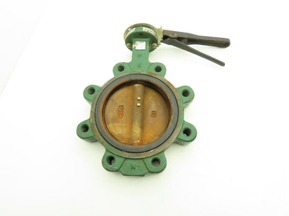 Stockham LG712BS3E 6" Lug Type Butterfly Valve W/Manual Hand Lever Actuated
