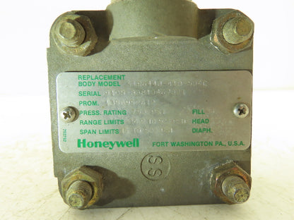 Honeywell ST3000 Smart Pressure Transmitter 11-42VDC 0-80PSI 1/2"NPT