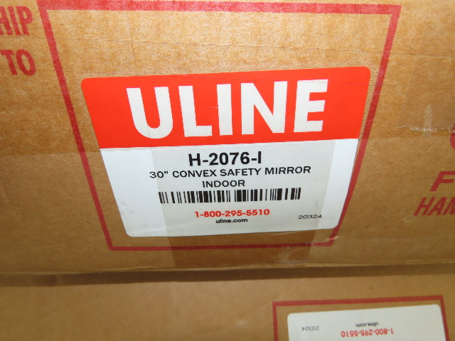 Uline H-2076-I Jumbo Convex Safety Mirror 30" Glass Indoor Lot of 8