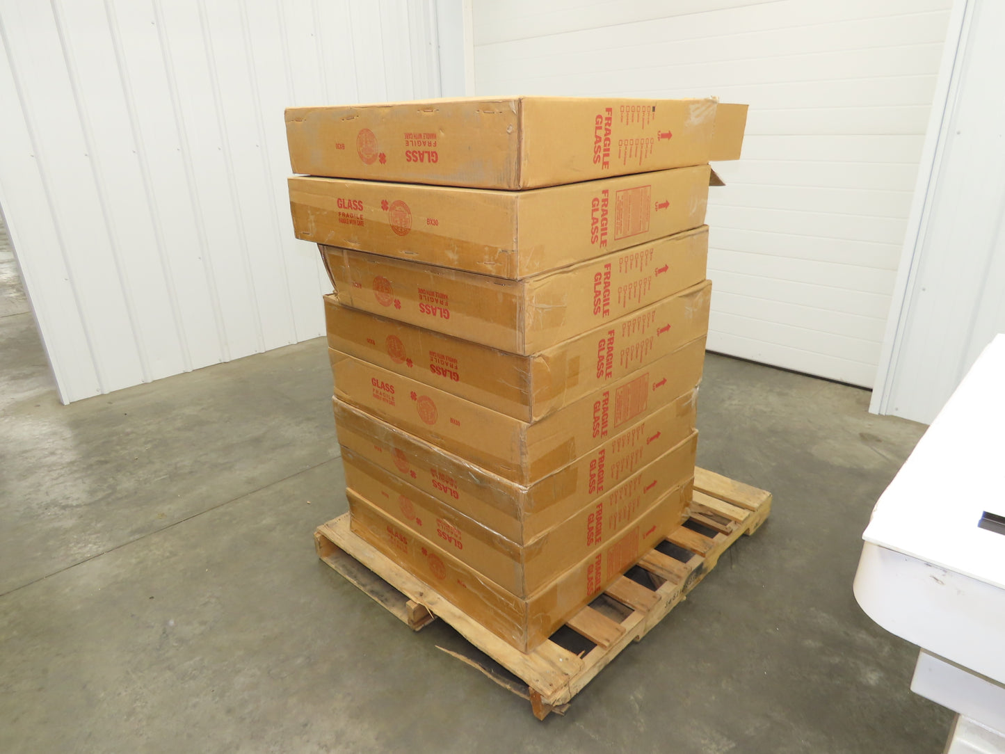 Uline H-2076-I Jumbo Convex Safety Mirror 30" Glass Indoor Lot of 8