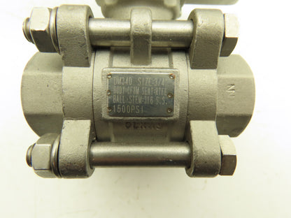 DuraValve DM340 3/4" Manual Ball Valve With Limit Switch On/Off Indicator Box