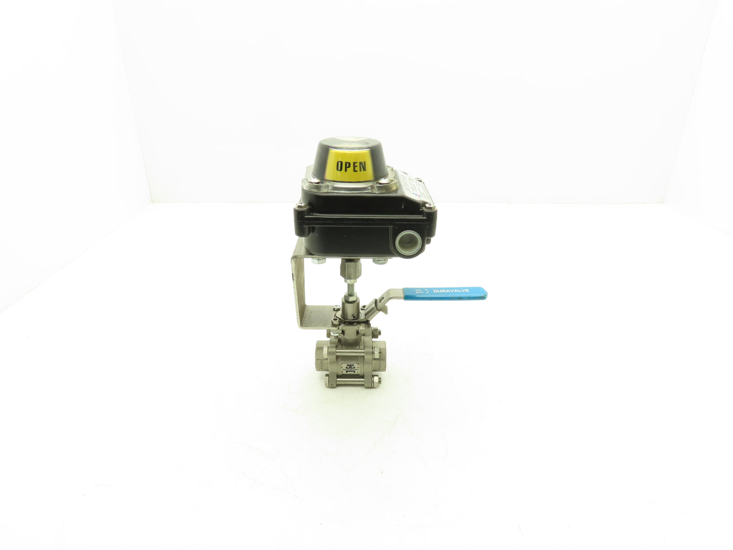 DuraValve DM340 3/4" Manual Ball Valve With Limit Switch On/Off Indicator Box