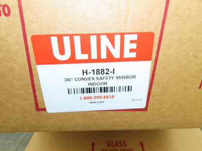 Uline H-1882-I Jumbo Convex Safety Mirror 36" Glass Indoor Lot of 3