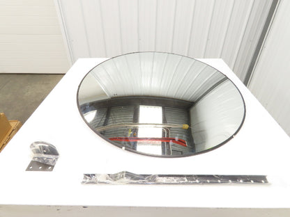 Uline H-1882-I Jumbo Convex Safety Mirror 36" Glass Indoor Lot of 3