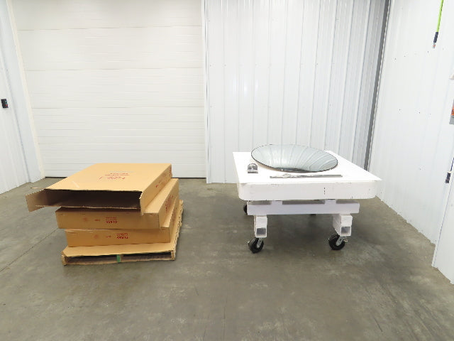 Uline H-1882-I Jumbo Convex Safety Mirror 36" Glass Indoor Lot of 3