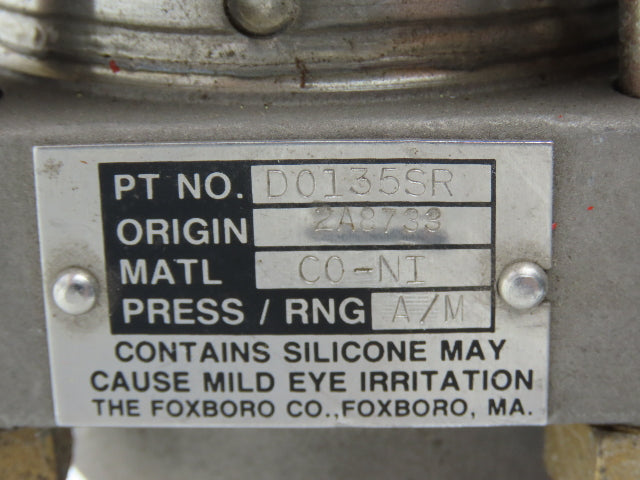 Foxboro D0135SR Pressure Transmitter With 2" Flange