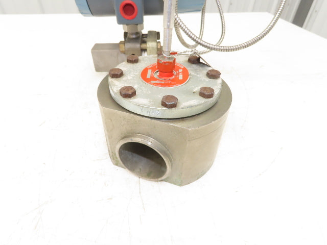 Foxboro D0135SS Pressure Transmitter With 2.5" AMETEK Type RM Head