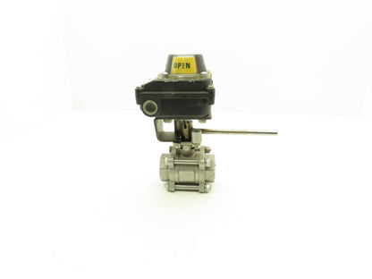 DuraValve DM340 3/4" Manual Ball Valve With Limit Switch On/Off Indicator Box