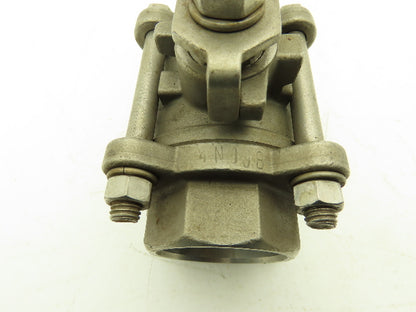 Fluid Controls 1-1/2" Socket Weld Ball Valve 3 Piece