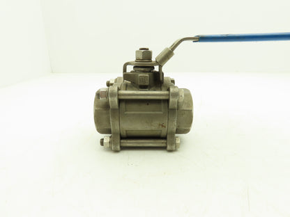 Fluid Controls 1-1/2" Socket Weld Ball Valve 3 Piece