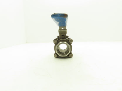 Fluid Controls 1-1/2" Socket Weld Ball Valve 3 Piece