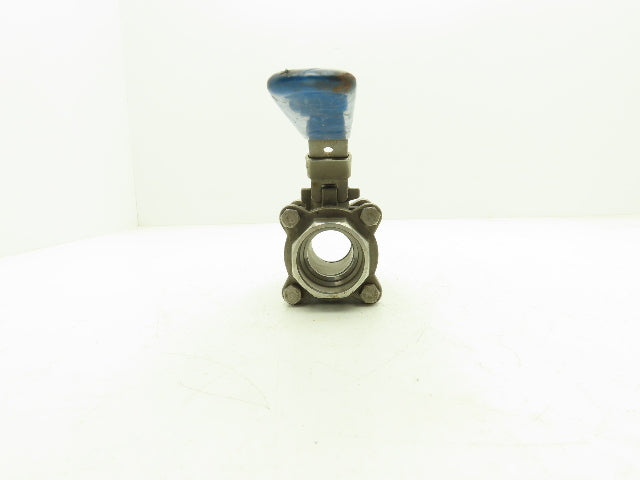 Fluid Controls 1-1/2" Socket Weld Ball Valve 3 Piece