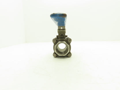 Fluid Controls 1-1/2" Socket Weld Ball Valve 3 Piece