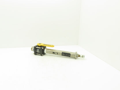 Foxboro BS806AN Poly Ball Valve Flow Chamber Sensor Tube 1.5"npt