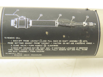 Foxboro BS806AN Poly Ball Valve Flow Chamber Sensor Tube 1.5"npt