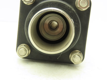 Foxboro BS806AN Poly Ball Valve Flow Chamber Sensor Tube 1.5"npt