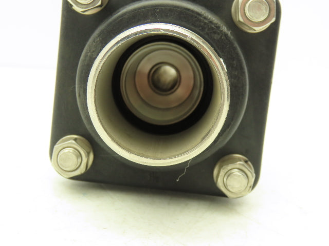 Foxboro BS806AN Poly Ball Valve Flow Chamber Sensor Tube 1.5"npt