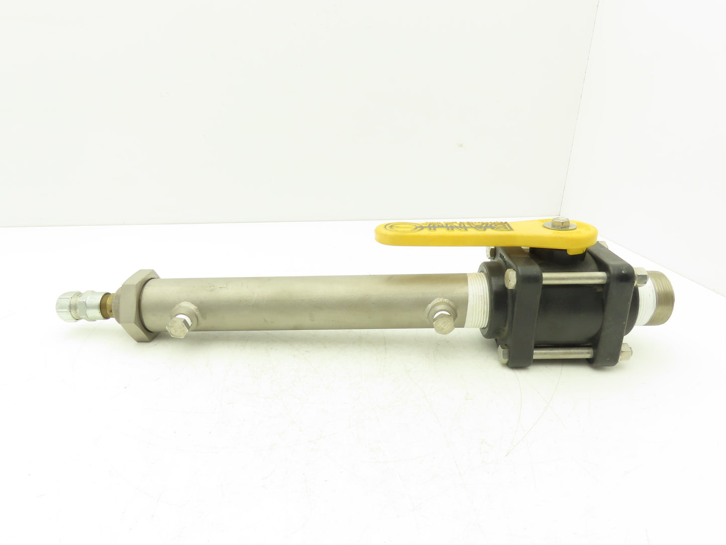 Foxboro BS806AN Poly Ball Valve Flow Chamber Sensor Tube 1.5"npt