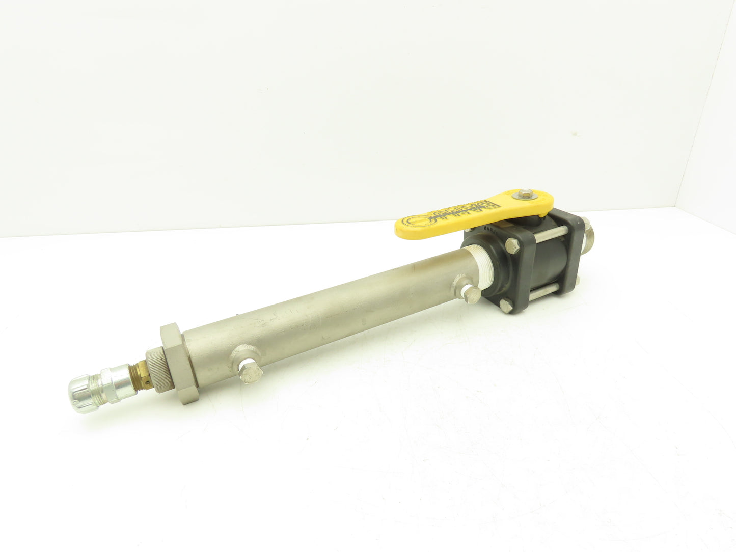 Foxboro BS806AN Poly Ball Valve Flow Chamber Sensor Tube 1.5"npt