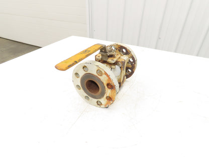 Sharpe FS50334RF WCB Steel 2pc Ball Valve 2" Flanged Class 300 Full Port