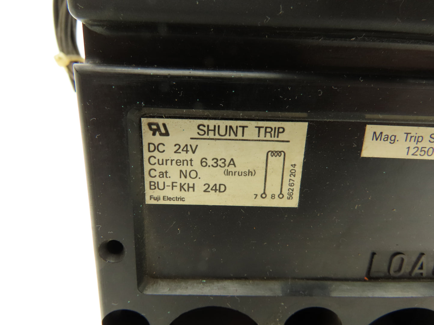 Fuji Electric BUJSA2250 Circuit Breaker 250A 2 Pole 250VDC 480VAC Shunt Trip