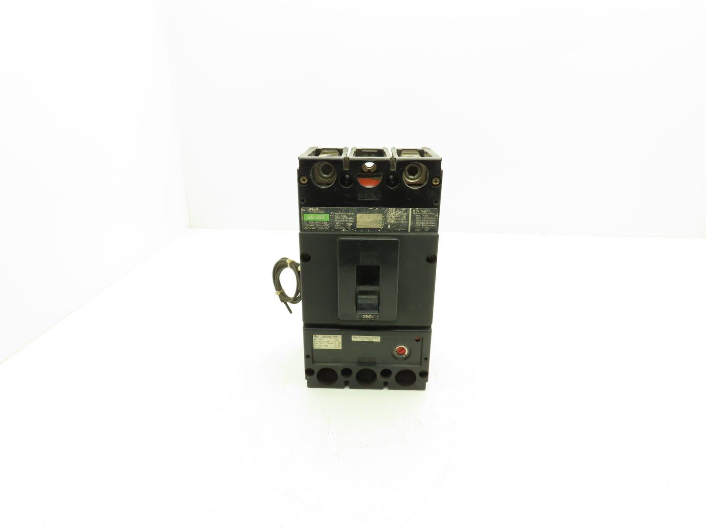 Fuji Electric BUJSA2250 Circuit Breaker 250A 2 Pole 250VDC 480VAC Shunt Trip