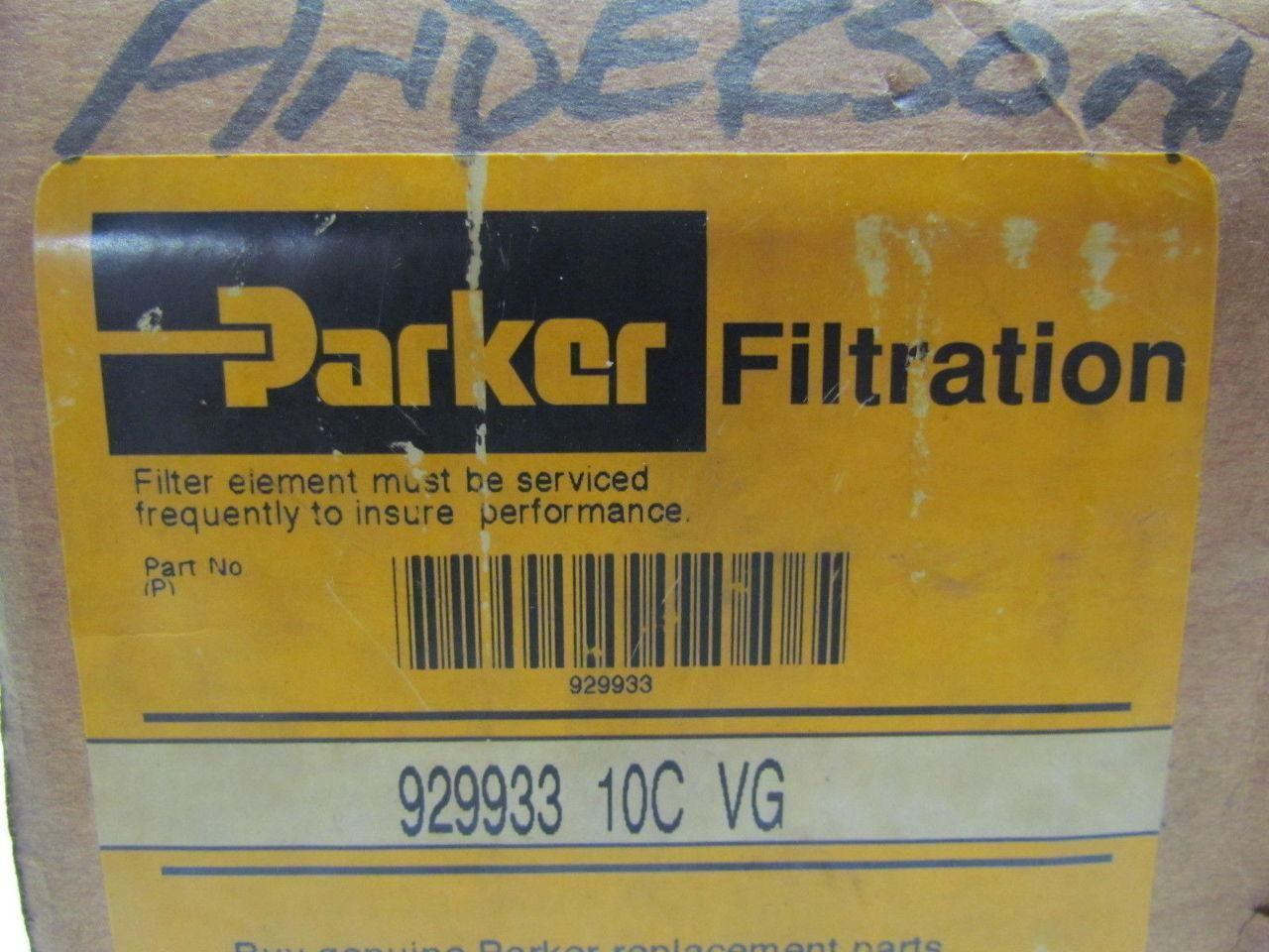 Parker 929933 10C VG Hydraulic Filter Element