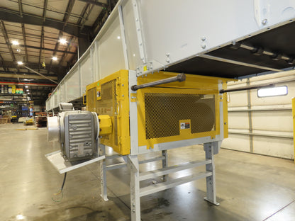 Hytrol BPC 43"x 67' Slider Bed Belt Conveyor 7.5Hp 3PH LH Center Drive 80fpm