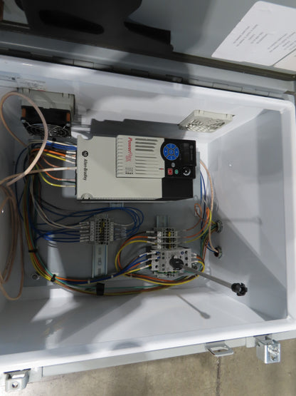 Hytrol BPC 43"x 67' Slider Bed Belt Conveyor 7.5Hp 3PH LH Center Drive 80fpm