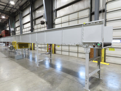 Hytrol BPC 43"x 67' Slider Bed Belt Conveyor 7.5Hp 3PH LH Center Drive 80fpm