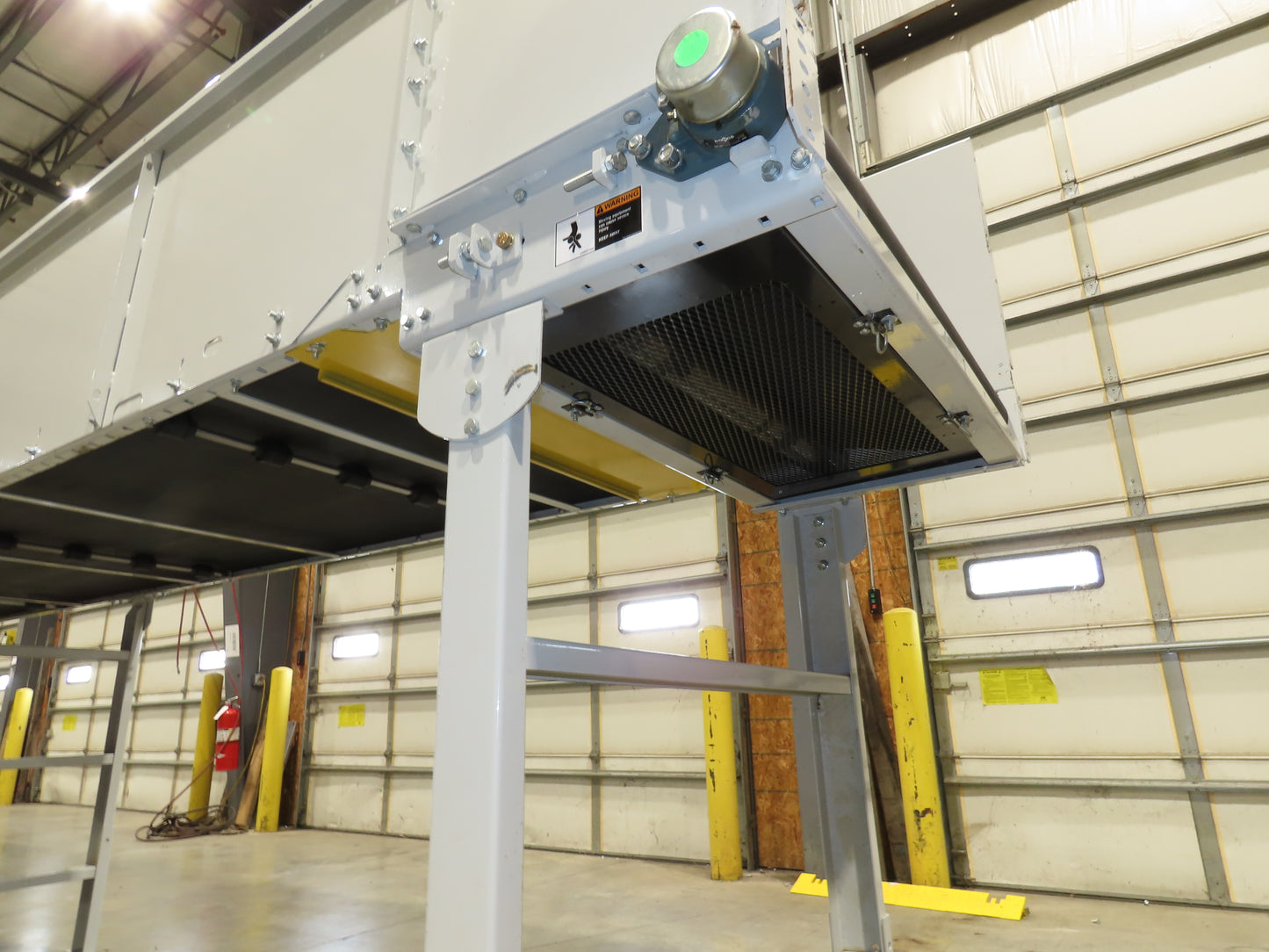 Hytrol BPC 43"x 67' Slider Bed Belt Conveyor 7.5Hp 3PH LH Center Drive 80fpm