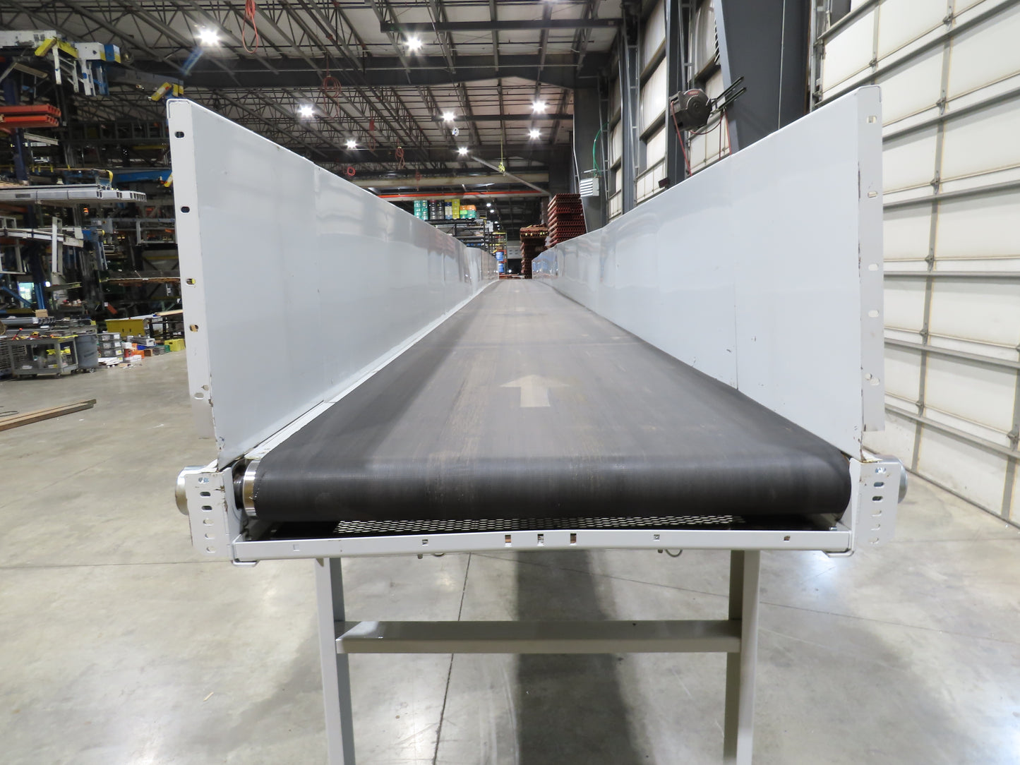 Hytrol BPC 43"x 67' Slider Bed Belt Conveyor 7.5Hp 3PH LH Center Drive 80fpm