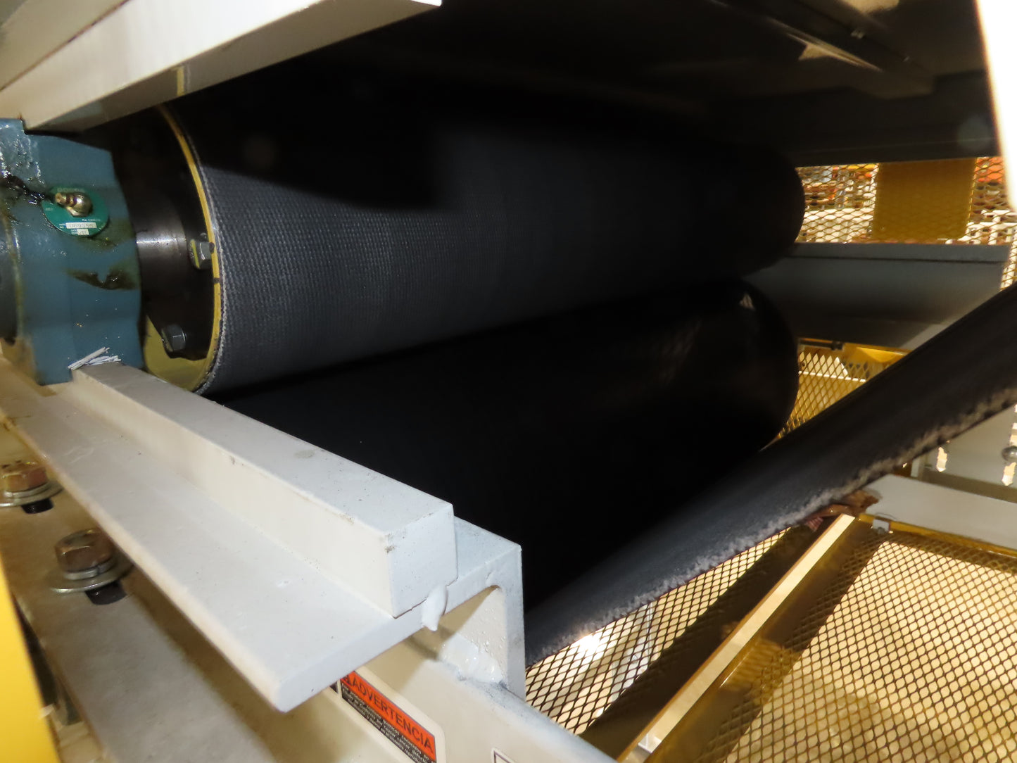 Hytrol BPC 43"x 67' Slider Bed Belt Conveyor 7.5Hp 3PH LH Center Drive 80fpm