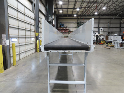 Hytrol BPC 43"x 67' Slider Bed Belt Conveyor 7.5Hp 3PH LH Center Drive 80fpm