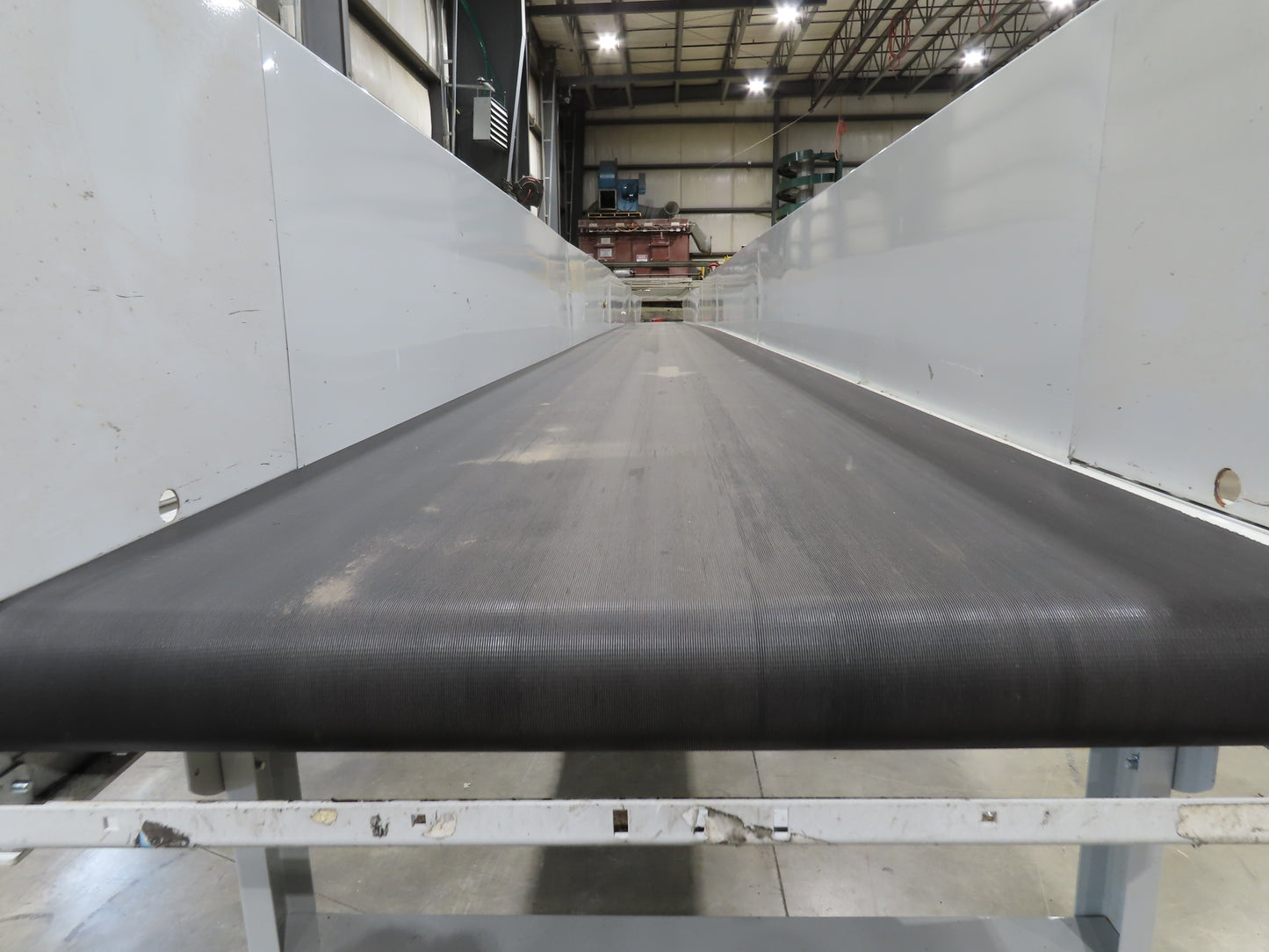 Hytrol BPC 43"x 67' Slider Bed Belt Conveyor 7.5Hp 3PH LH Center Drive 80fpm