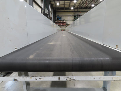Hytrol BPC 43"x 67' Slider Bed Belt Conveyor 7.5Hp 3PH LH Center Drive 80fpm